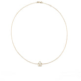 One element gold thread necklace