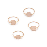 Anello Isola oro rosa