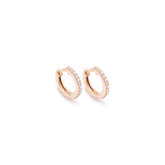 diamond hoop earrings