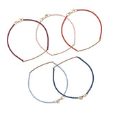 Theorem gold wand bracelet