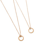 Theorem Circle Diamonds Necklace