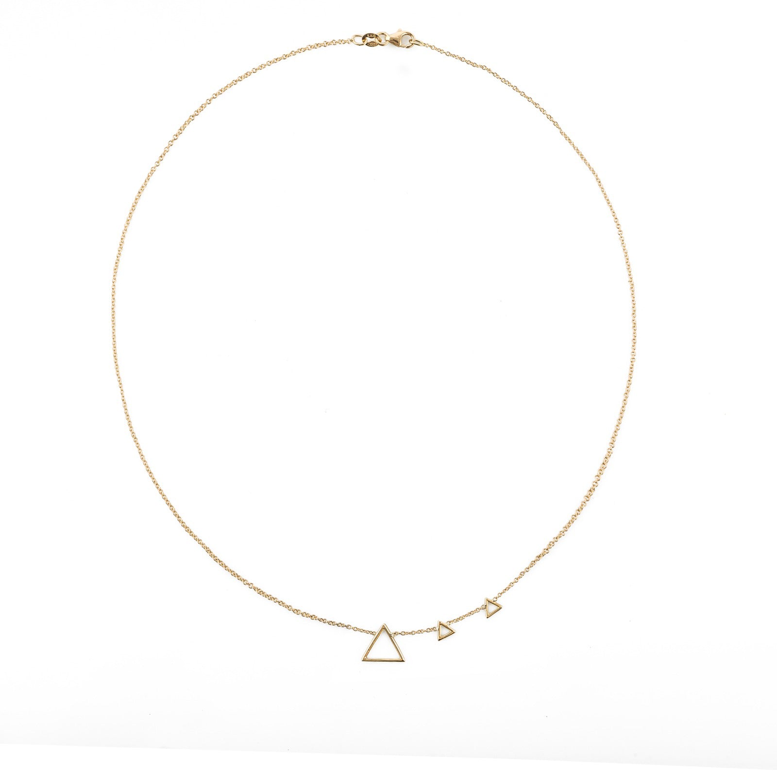 Collana Filo oro tre elementi.