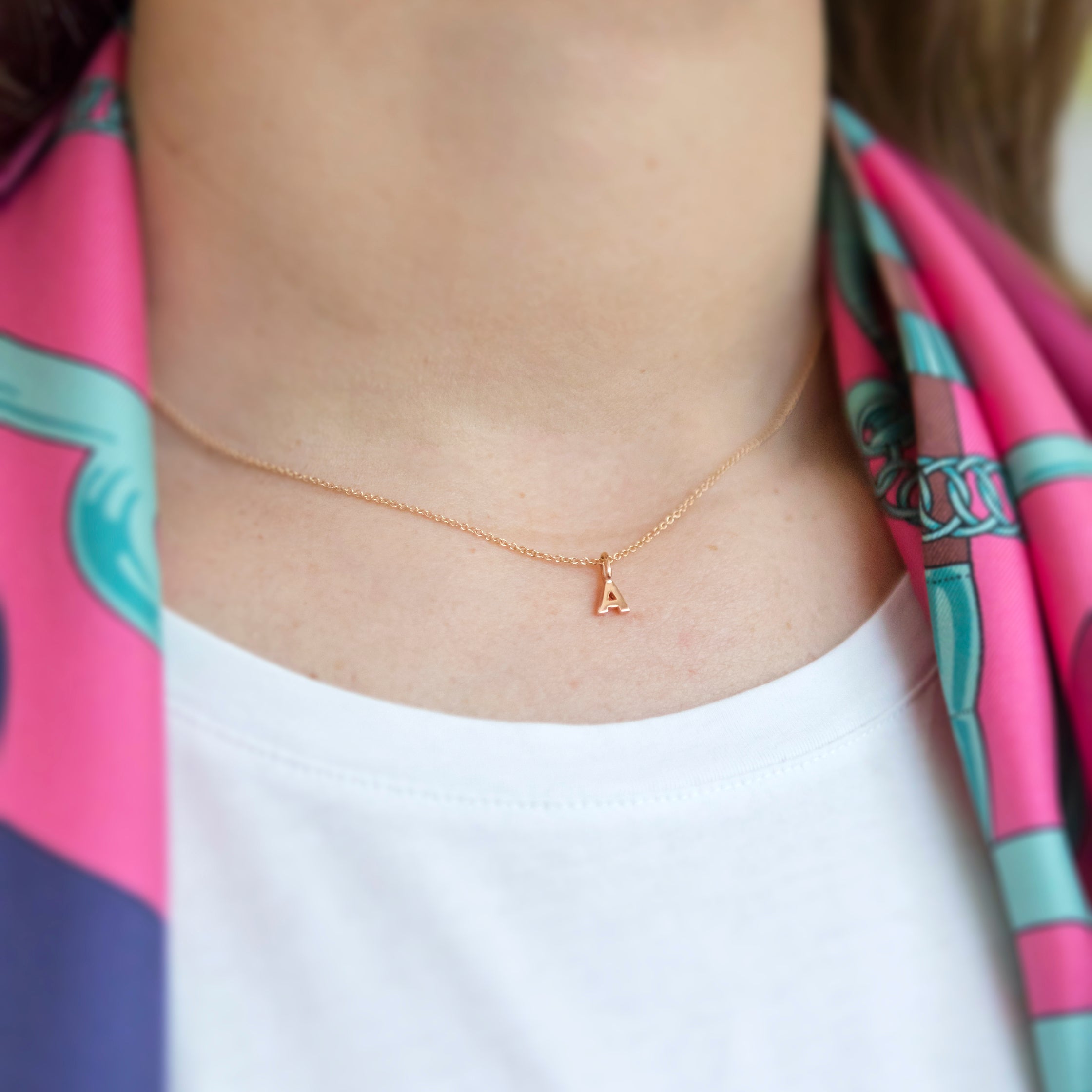 Collana Con Nome Collana Ciondolo Iniziale In Acciaio Inossidabile - Lettera A-Z, Colore Oro, Regalo Elegante Anastasia Necklace - Foto 7