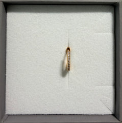 Mono cerchietto diamanti Oro rosa