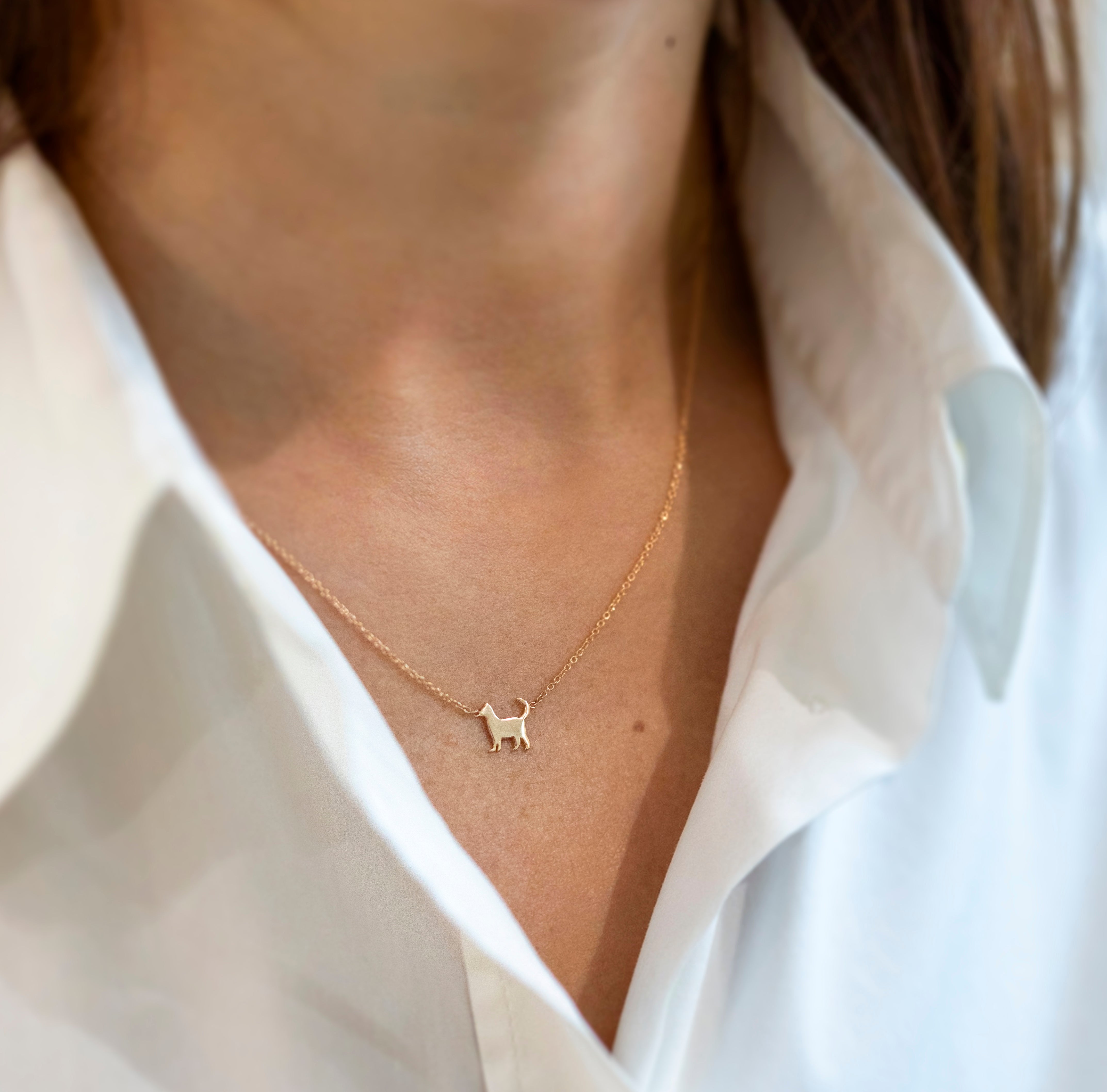Collana Gatto oro