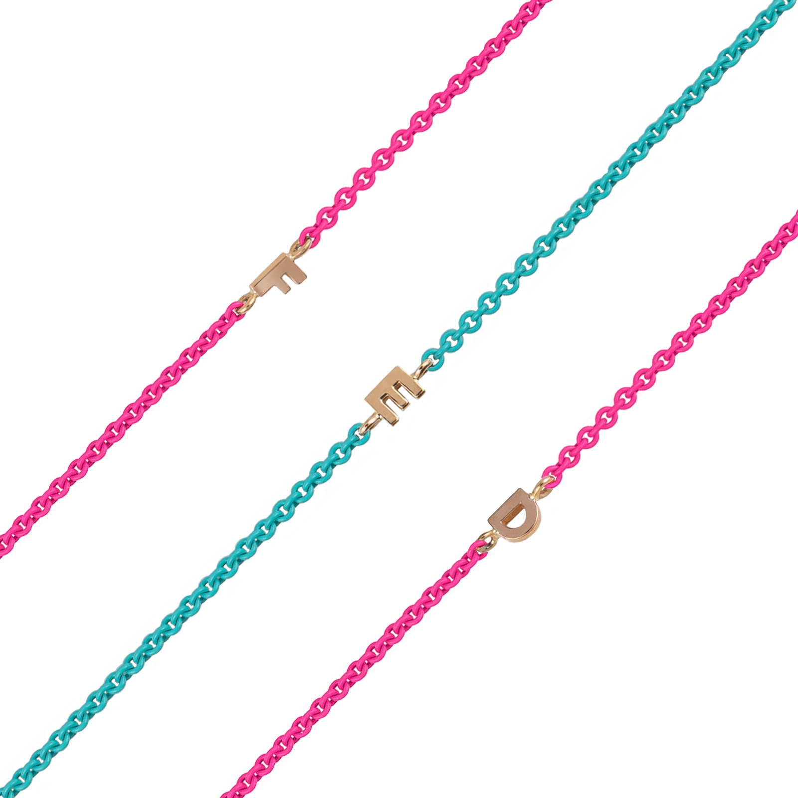 Bracciale Lettera Color Big