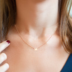 collana animali gatto oro girocollo