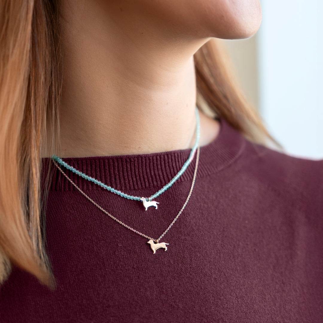 collana bassotto in oro