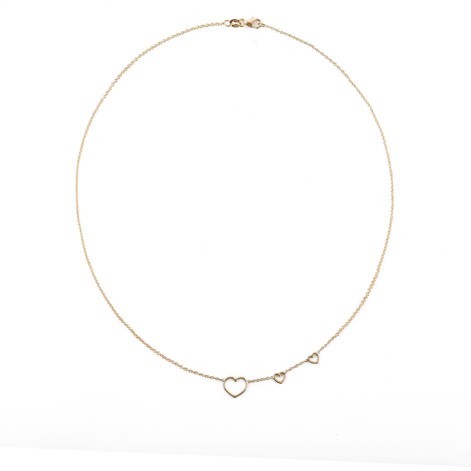 Collana Filo oro tre elementi.