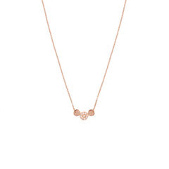 Collana Teorema Bubbles 3 tondi diamanti