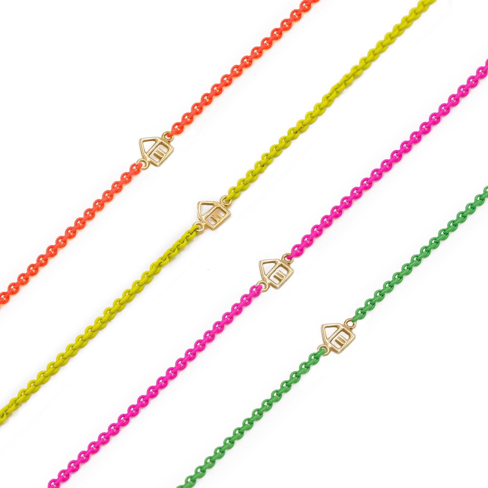 Fluorescent house wire bracelet