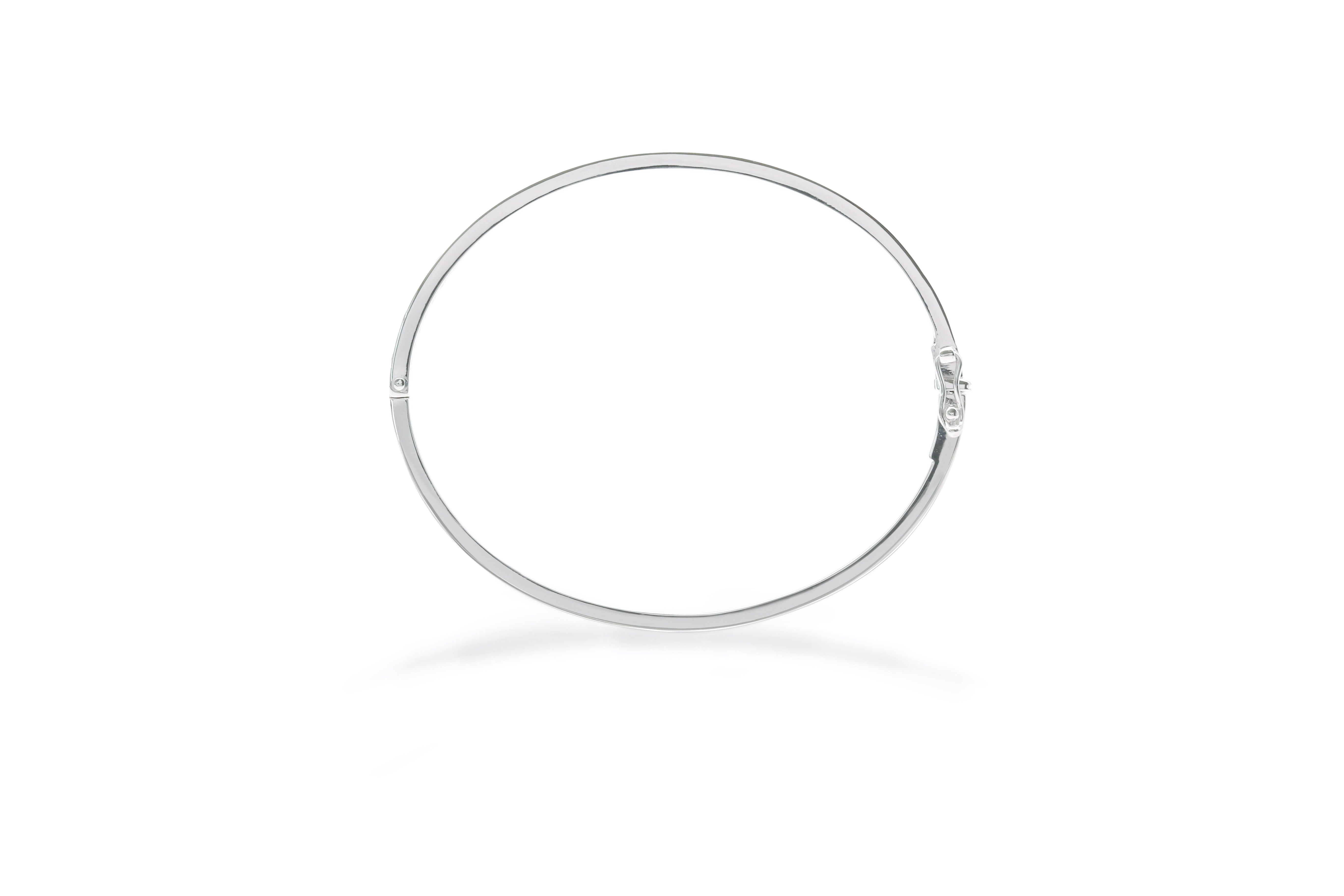Bracciale rigido con nome personalizzato modello manetta in argento Bracciale rigido con nome personalizzato modello manetta in argento