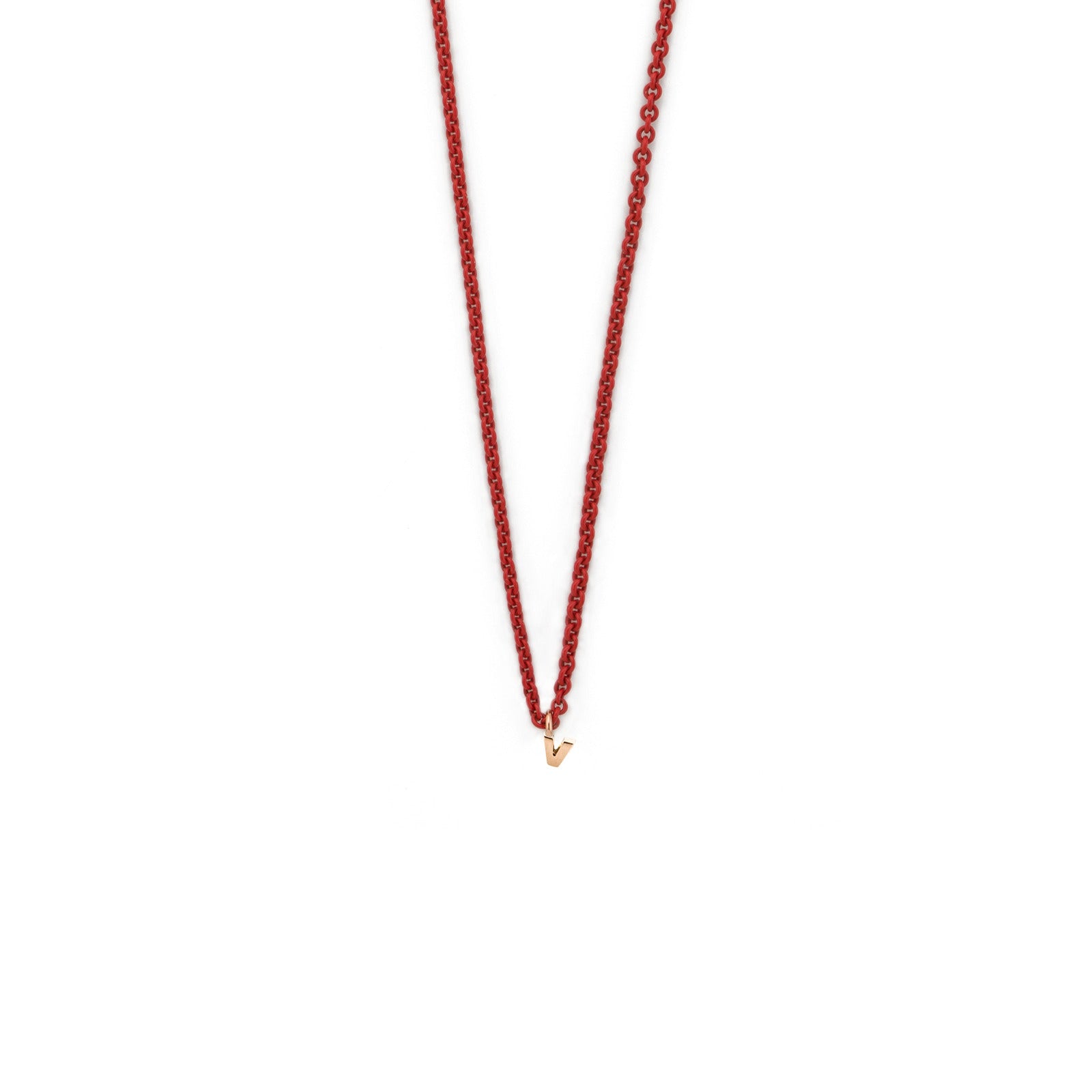Small Color Letter Necklace